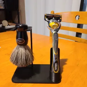 Razor Stand with Shaving brush holder