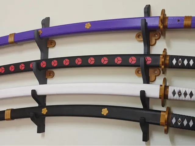 Stackable Katana wall mount Sword holder 