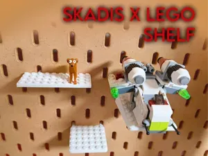 LEGOcompatible Skadis Shelf - Various Sizes