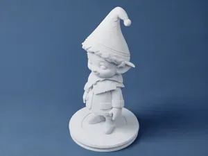 Enchanting Chibi Elf Figurine Holiday Collectible