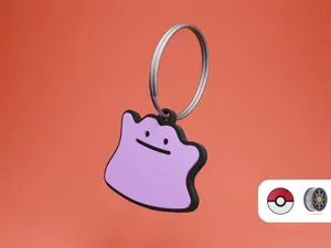 Ditto | Pokemon Keychain Series