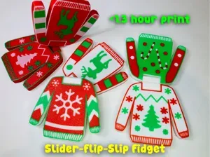 Ugly Christmas Sweater Slider + Flip Fidget