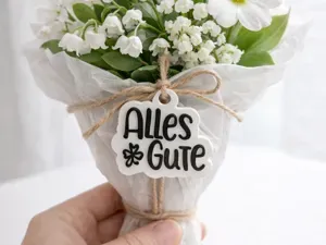 Alles Gute - Geschenkanhänger / Gift / Tag