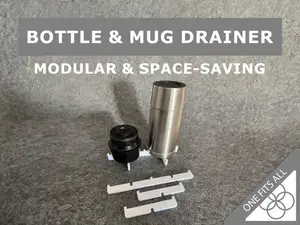 Bottle & Mug Drainer – Modular – and Lid