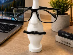 Art Face Glasses Stand V2 Men , Eyeglasses Holder