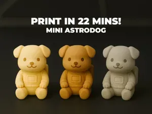 Mini AstroDog – Astronaut Puppy Figurine