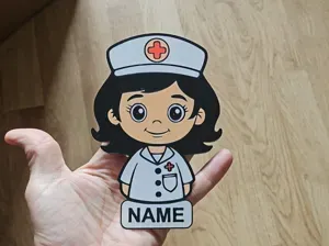 Enfermera 2 nombre personalizable