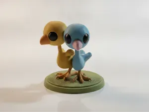 Chibi Version Of Doduo Pokemon Chibi & Cute Model