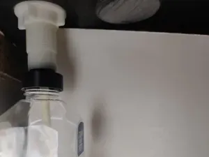 Adapter for sink integrated dish soap dispenser