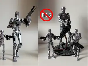 Terminator T800 articulé dummy multiparts SANS AMS