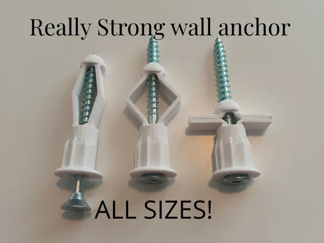 Drywall anchor with opening wings