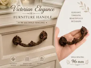 Victorian Baroque Furniture Handle – 96mm