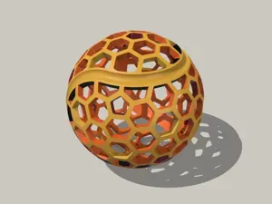 Airless tennis ball with TPU for AMS