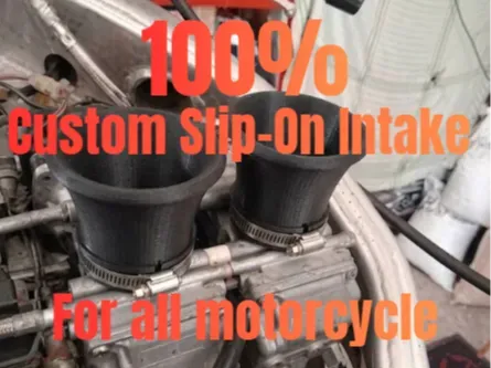 Parametric Slip-On Velocity Stack Motorcycle / ITB
