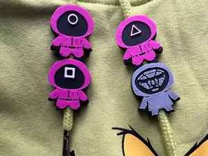 Squid Game Drawstring Beads and SHOE laces