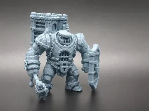 Dungeon Prison Fortress Golem Fantasy Mini RPG DnD