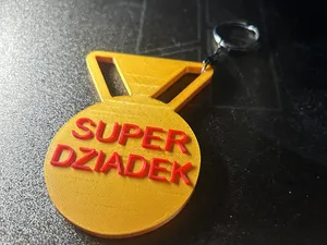 medal dla dziadka z okazji dnia dziadka dziadek