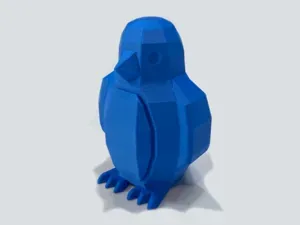 Low-Poly Penguin | No Supports | 企鹅