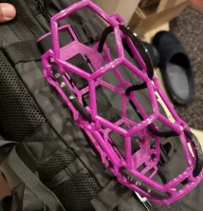 backpack water bottle holder (fully 3D printed)