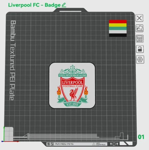 Liverpool Football Club - 2D Wallart — Image 2 of 2