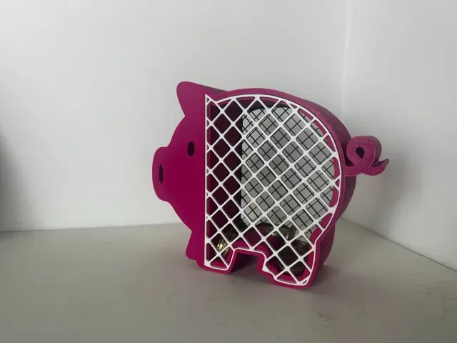Grid Piggy Bank: Removable Cover & Reusable — Фото 5 из 8