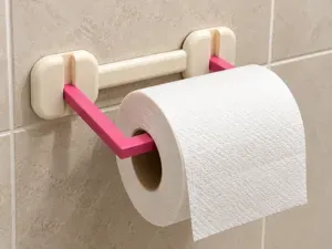 Toilet Paper Holder – No-Drill Wall Mount