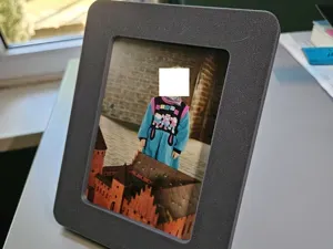 Parametric Photo Frame with Backplate & Stand