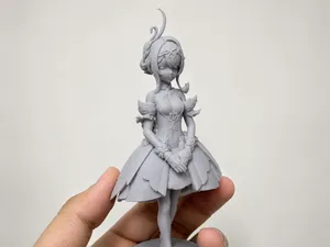 Odette From Genshin Impact From 3D Fan Art