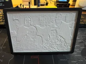 Frame for MakerLab litophane 3:2 (2:3)