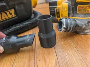 Dewalt Cordless Sander to Cordless Shopvac Adapter