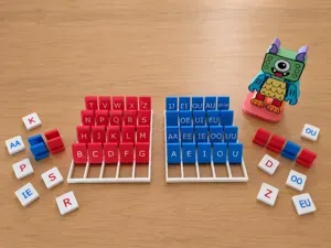 Lettermonster letterspel galgje woorden bouwen