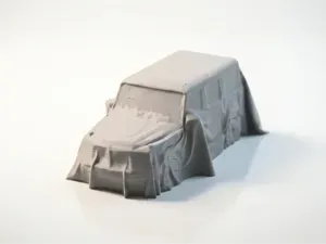Mercedes G63 Covered Car Clothed Cars 3D Printable