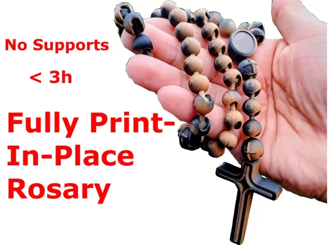 Fully Print-In-Place Rosary