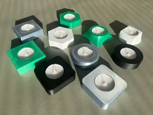 10 basic tealight candles - Nr 7. - lovely gifts!