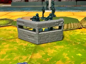Bunker for Memoir 44 War Hex Game