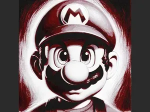 Super Mario Bros - 3 colors - HueForge