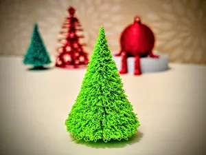 A bushy super dense realistic-looking tree