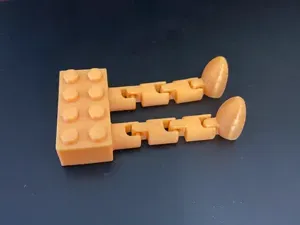 Articulated Stackable Brick Buddy (2x4)