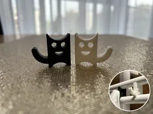 Smiling Cat - Radiator Towel Hanger (Tube ribs)