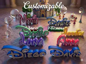 Disney Letter Stand Customizable 