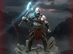 Kratos: God of War - Epic 3D Printable Model!