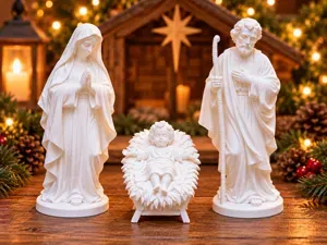 Nativity Scene – Mary, Joseph & Baby Jesus