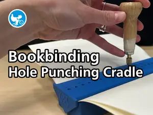 Bookbinding Hole Punching Cradle - A4
