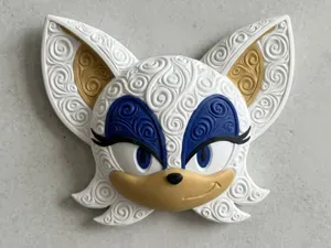 Rouge the Bat - Arte de pared - Fan art Sonic