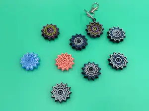 Mini Star Fidget Keychain & Non-Keychain Options