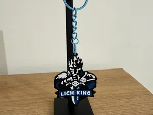 Lich King – Keychain | World of Warcraft (Fan Art)