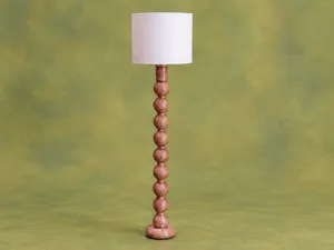 Mini Beaded Floor Lamp with Shade (no supports)