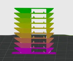 TPU Temperature Tower (temp tower) G Code