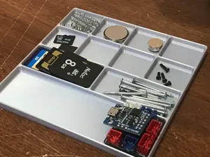 tray for spare parts and stuff