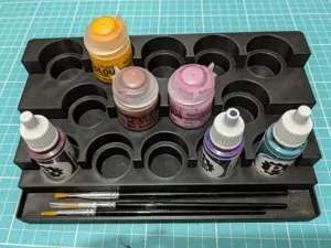 Gridfinity Paint Pot Desk Organizer